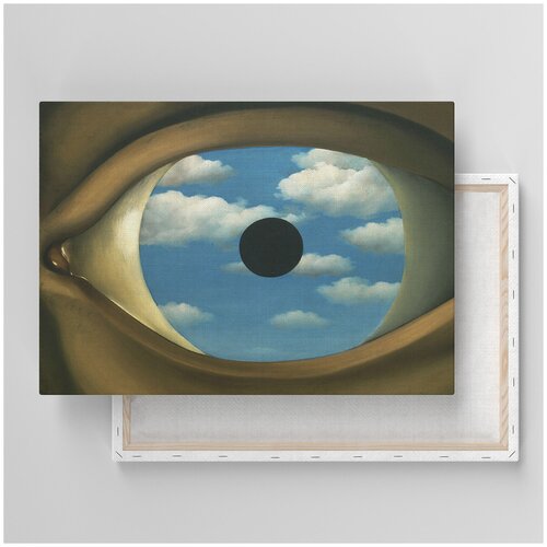 Картина на холсте с подрамником / Magritte Rene / Магритт Рене - Фальшивое Зеркало