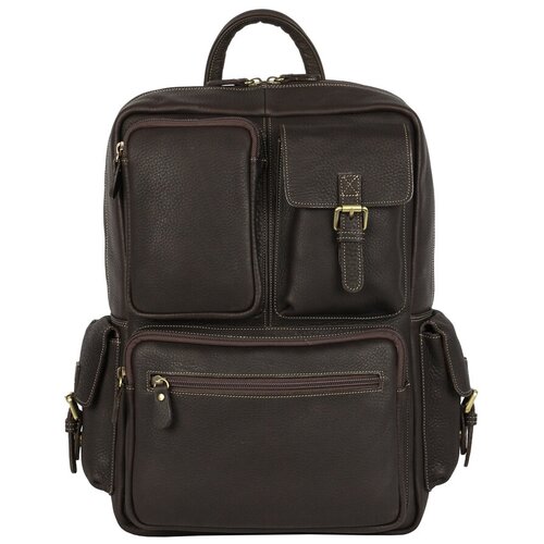 фото Рюкзак bufalo, фактура гладкая, коричневый