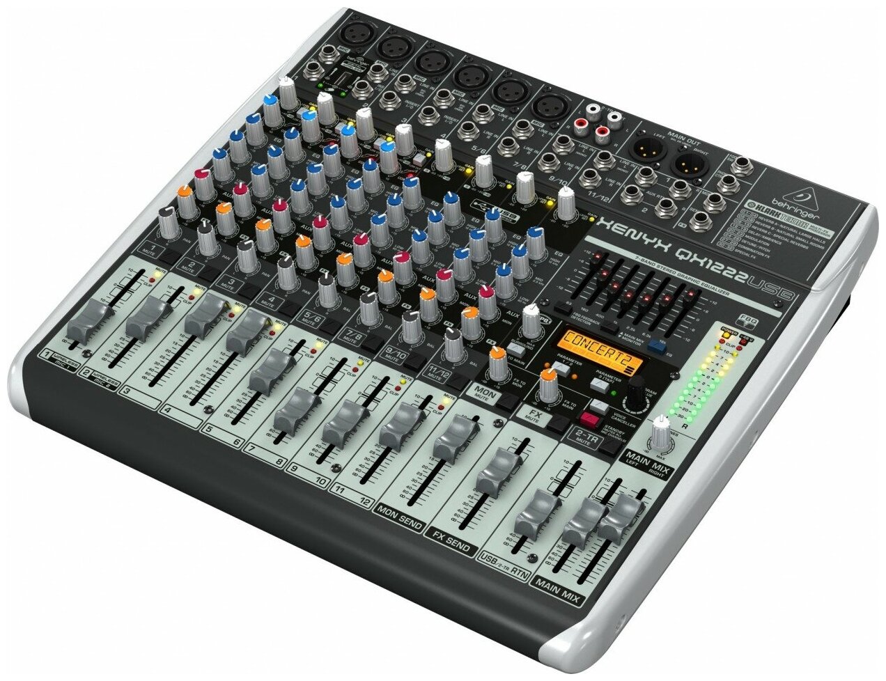 Аналоговый микшер Behringer XENYX QX1222USB