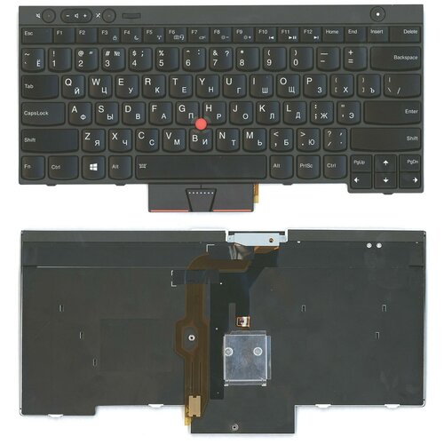 Клавиатура для ноутбука Lenovo ThinkPad T430 T430I X230 T530 L430 L530 черная с подсветкой