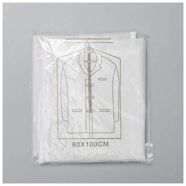 Чехол для одежды «Воздушные шары», 60×100 см, PEVA, дизайн микс - фотография № 4