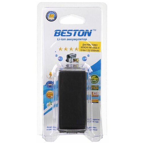 усиленный аккумулятор для panasonic vw vbg130 vw vbg6 1320mah Аккумулятор для видеокамер BESTON Panasonic/HITACHI BST-VW-VBG6-H, 7.2 В, 5200 мАч