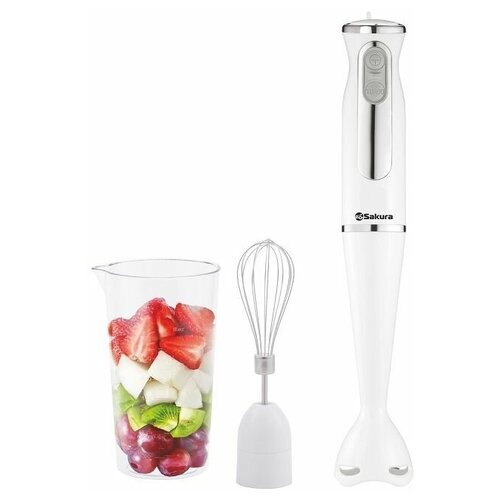 Блендернабор SAKURA SA-6248 MW 600 Вт пластножка стакан 600 мл венчик 12 156000₽