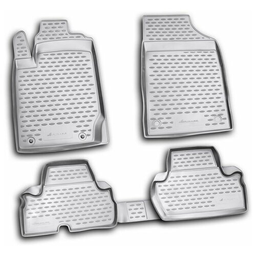 фото Коврики в салон mitsubishi l200 2d 2006-2015, 4 шт. (полиуретан) nlc.35.26.210k 18021