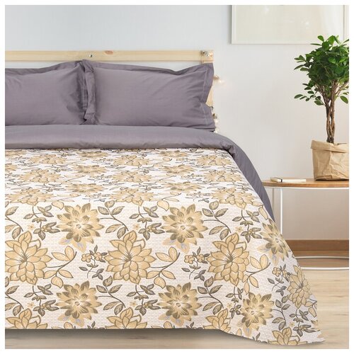 Покрывало гобеленовое Этель Роскошь бежевый 140х200 см пэ 80 хл 20 450 гм 1569₽