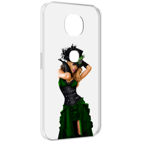 Чехол MyPads девушка-в-модном-длинном-платье женский для Motorola Moto G5S (XT1799-2) задняя-панель-накладка-бампер