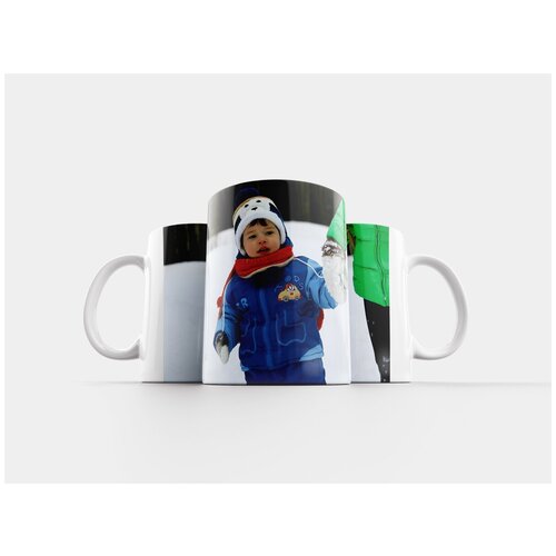 фото Кружка "ребенок, зима, снег" 320 мл lotsprints