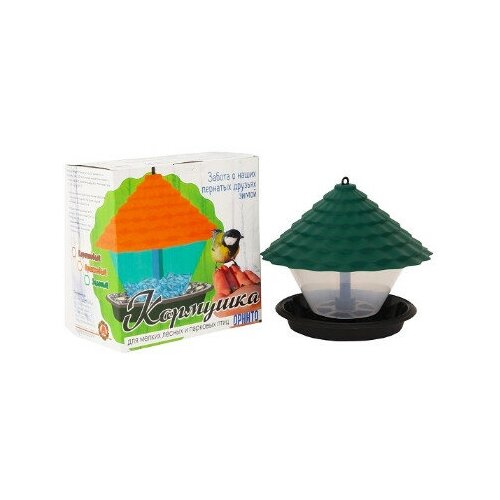 Кормушка для птиц Ornito КП01-З, цвет зеленый