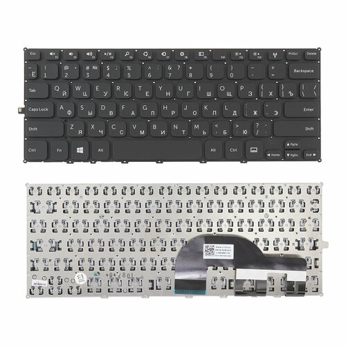 Клавиатура для ноутбука Dell Inspiron 11 3000, 3137, 3135 черная без рамки