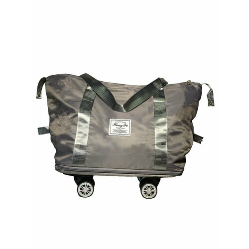 фото Сумка дорожная , 20х30х50 см, ручная кладь, серый китай