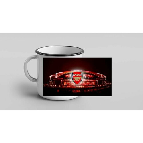 Кружка металлическая эмалированная Арсенал, Arsenal №6