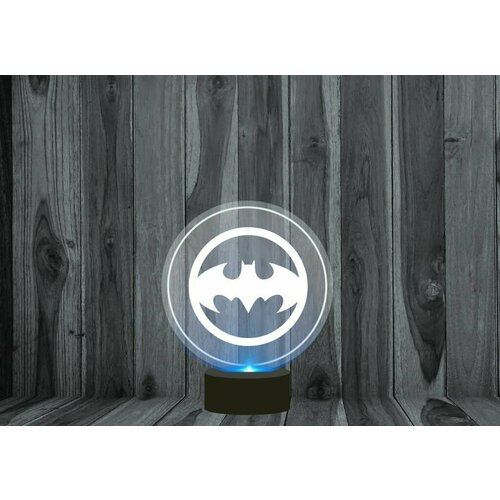 Светильник 3D Бэтмен, the Batman №3