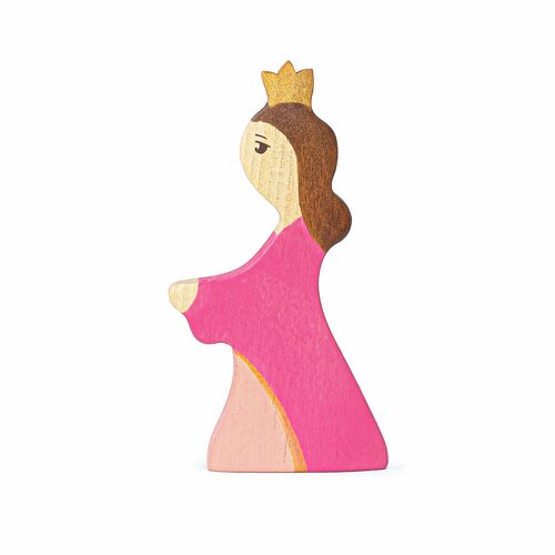 Мастерская Михеевых / Фигурка деревянная Принцесса в розовом платье - развивающие игрушки