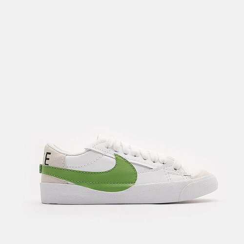 Кроссовки NIKE Blazer Low, размер 8,5 US, зеленый, белый