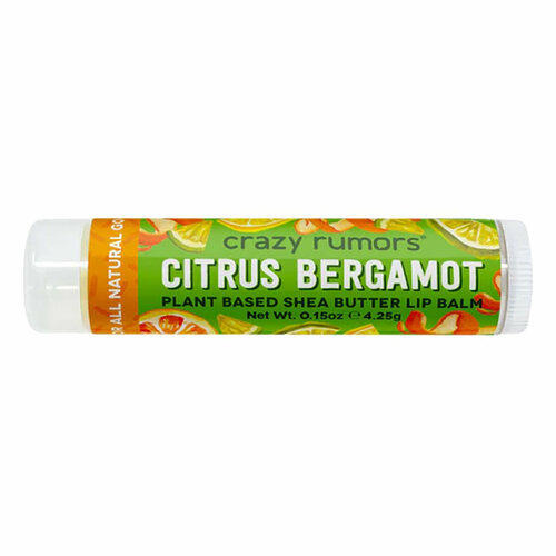 Crazy Rumors Бальзам для губ Citrus Bergamot Lip Balm с ароматом Цитрусовый Бергамот, 4.25 г crazy rumors бальзам для губ dragon fruit lip balm с ароматом питахайи 4 25 г