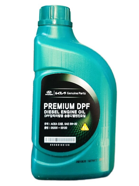 Синтетическое моторное масло MOBIS Premium DPF Diesel 5W-30, 1 л