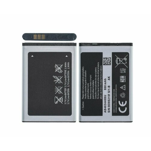 Аккумулятор для Samsung GT-C3520 AB463446BU BST3108BE AB043446BE AB043446LE BST3108BC C3010 E2152 GT-E2152 GT-E1200M C3010 E1150I E1150 / Батарея для Самсунга X200 X300 E900 E250 C330 M620