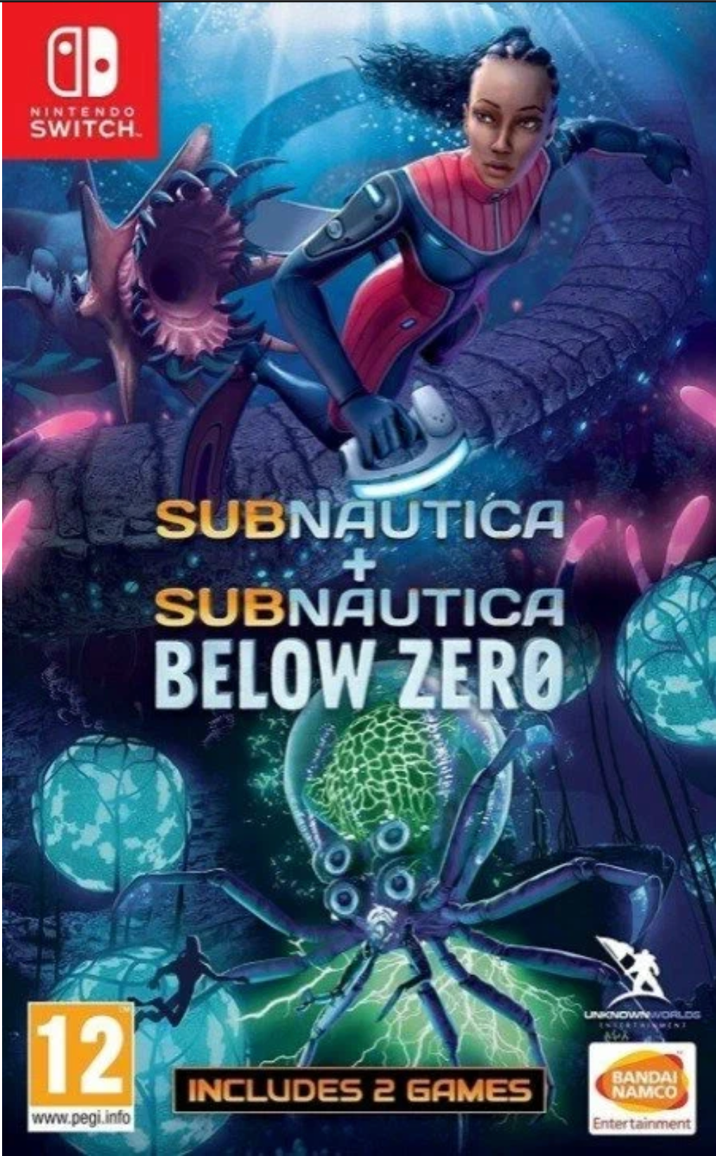 Игра Subnautica + Subnautica Below Zero для Nintendo Switch (картридж, русские субтитры)