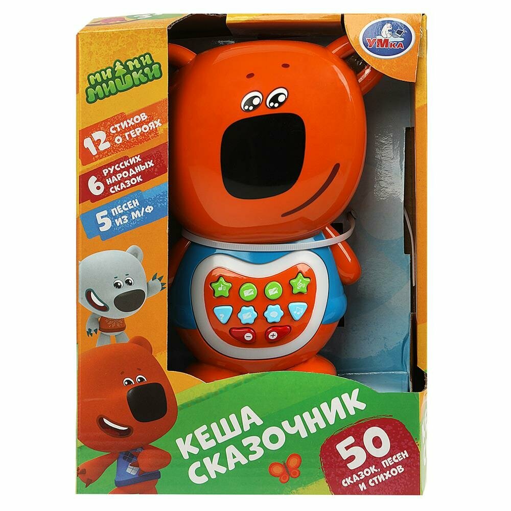 Игрушка Сказочник Кеша. Ми-ми-мишки 50 сказок, песен и стихов Умка HT1420-R