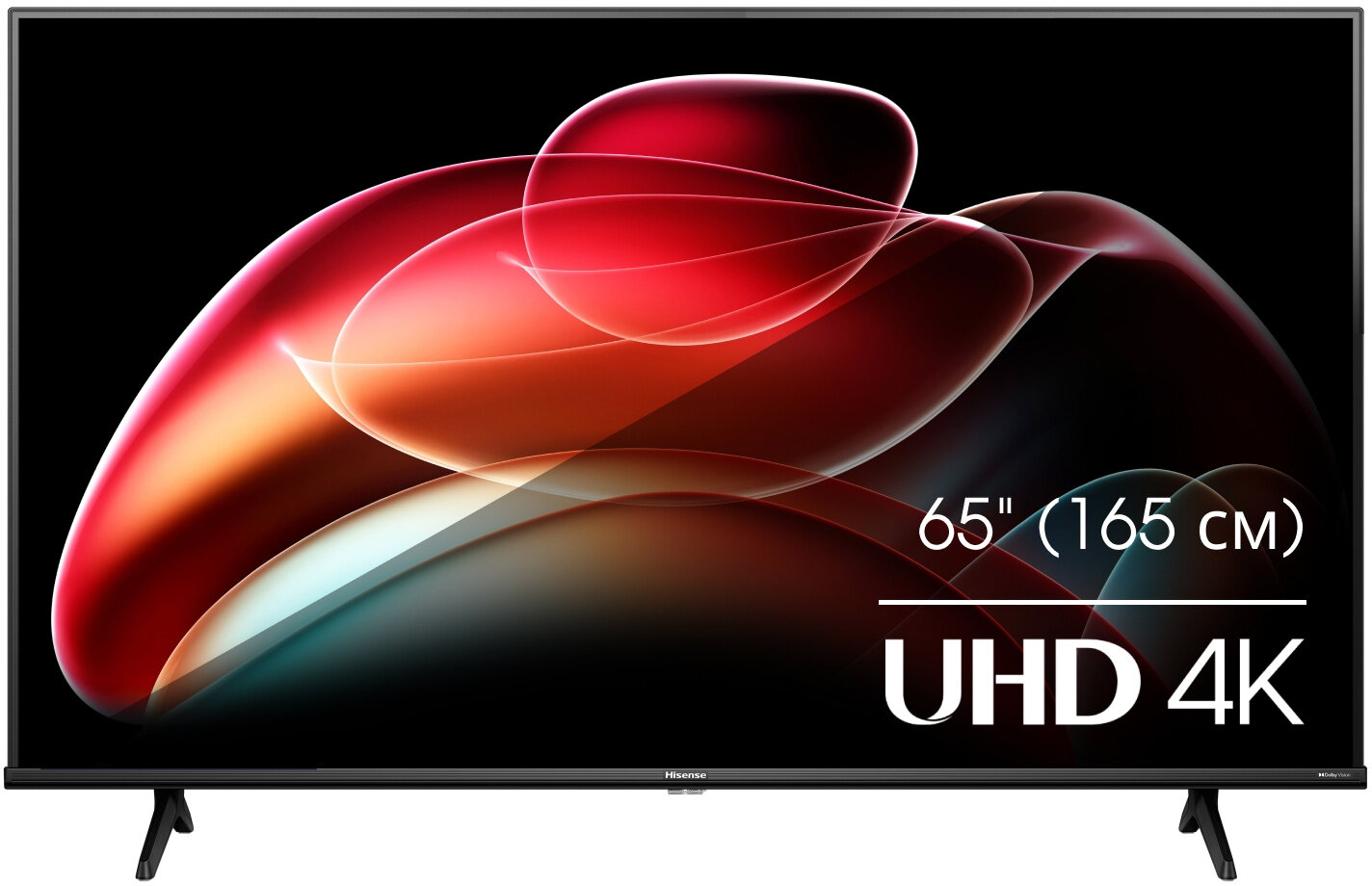 Телевизор LED Hisense 65" 65A6K черный 4K Ultra HD 60Hz DVB-T DVB-T2 DVB-C DVB-S DVB-S2 USB WiFi Smart TV
