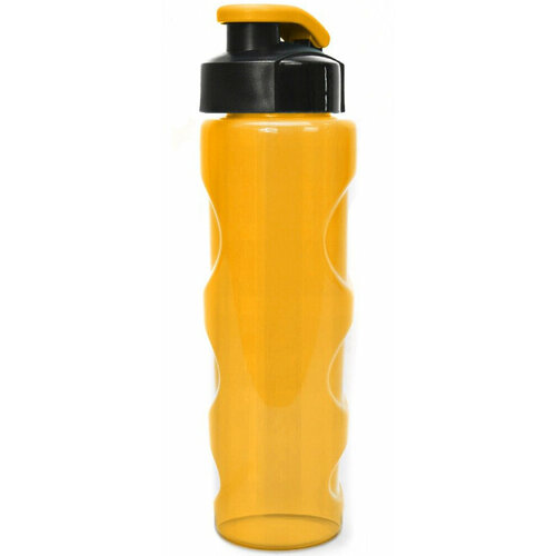 КК0162 Бутылка для воды HEALTH and FITNESS , 700 ml, anatomic, прозрачно/оранжевый