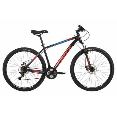 Велосипед Foxx Caiman 27.5" (2024) (Велосипед FOXX 27.5" CAIMAN черный,сталь, размер 16")