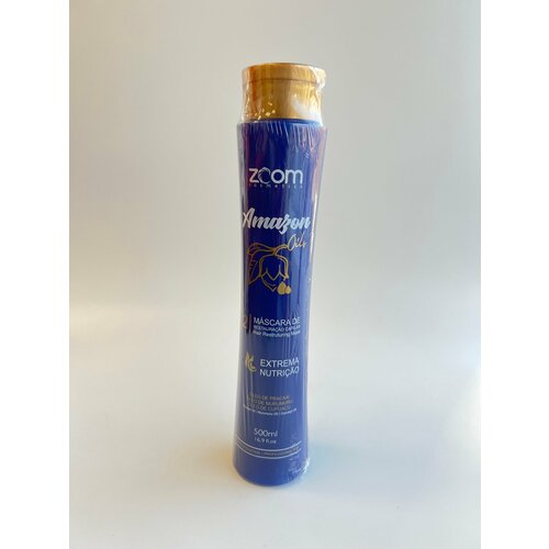 Кератин ZOOM Amazon Oils 500 ml с высокой степенью термозащиты и высокой силой выпрямления copacabana btxplastia кератин для выпрямления волос 500 мл