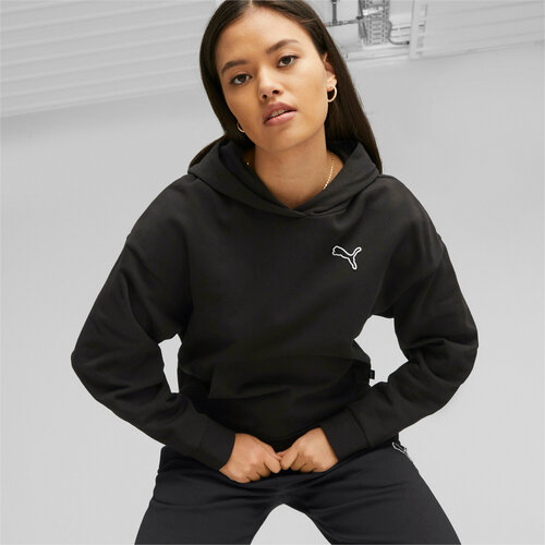фото Худи puma better essentials hoodie flecee, размер xs, , черный