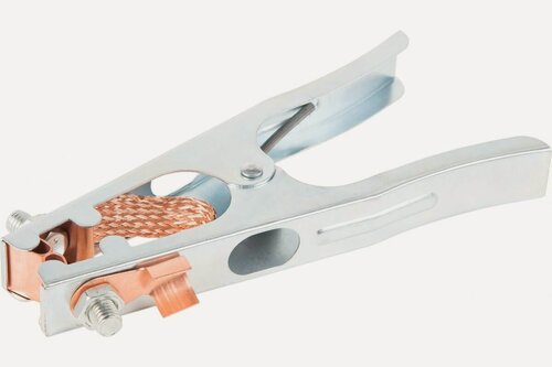 Изображение товара REXANT Зажим крокодил 500 А 200 мм для сварки, силовой держатель кабеля, монтаж