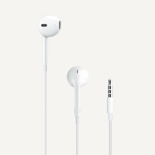 Наушники проводные Apple EarPods с штекером разъёмом mini-jack 35 мм 35mm Headphone Plug original белые 2490₽