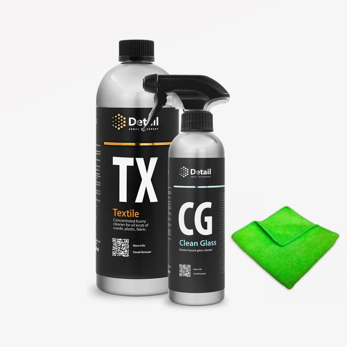 Detail Набор для салона СG "Clean Glass" 500мл + TX "Textile" 1000 мл