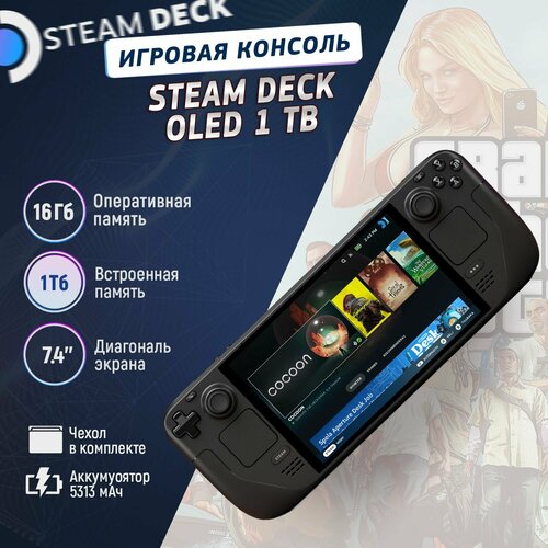 Игровая портативная консоль Valve Steam Deck 64Gb