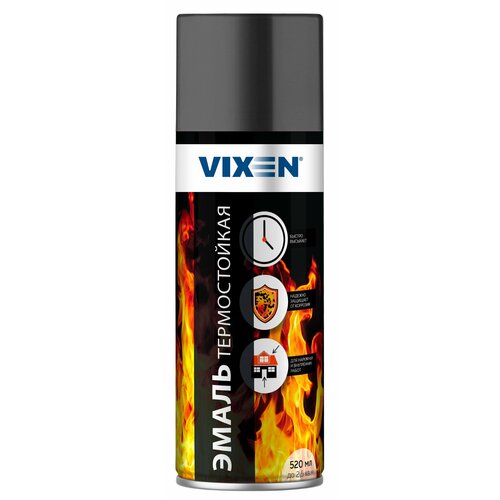 фото Эмаль термостойкая vx53003 графит +600 vixen