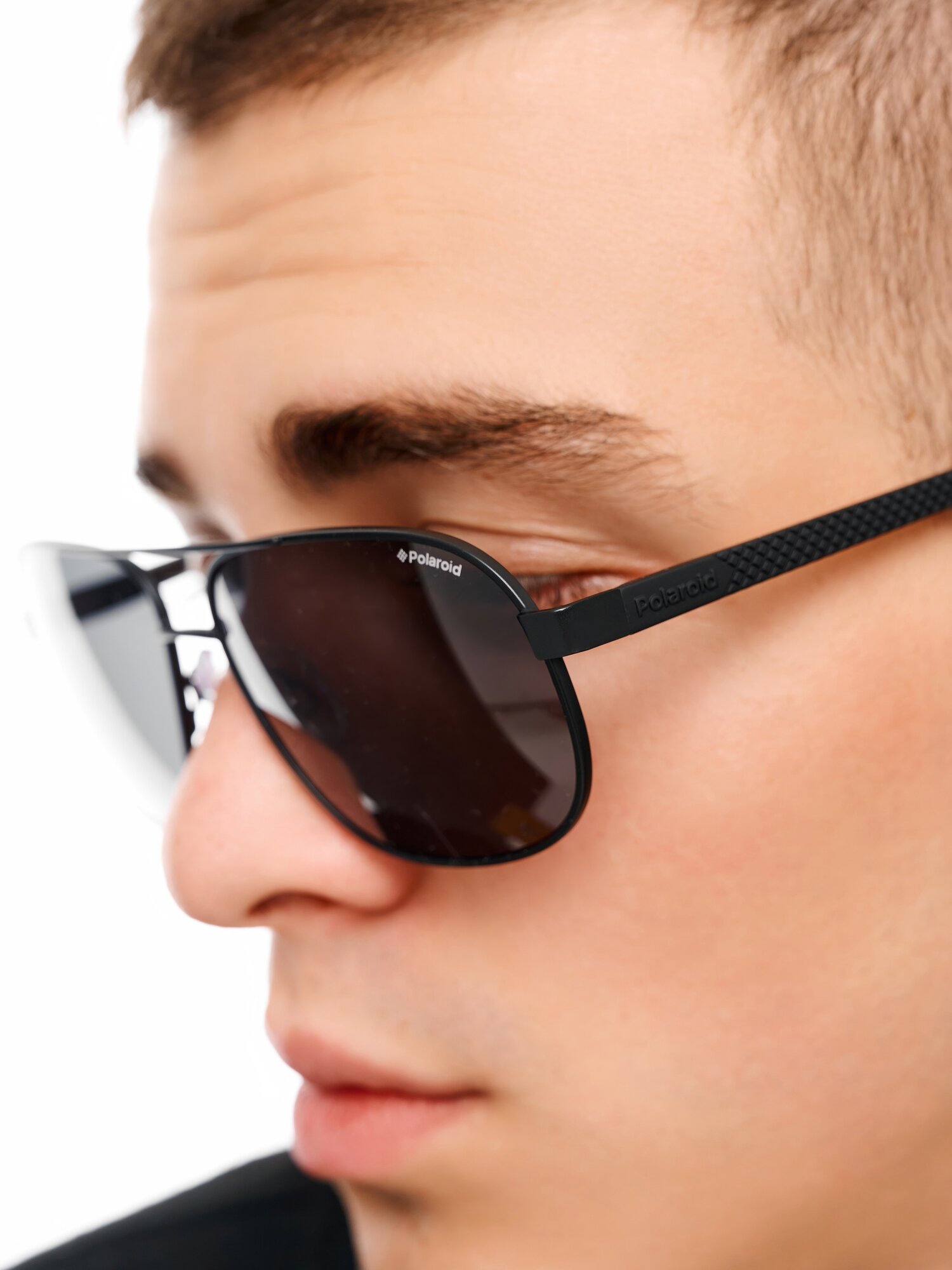 Солнцезащитные очки Polaroid, черный — фото 1