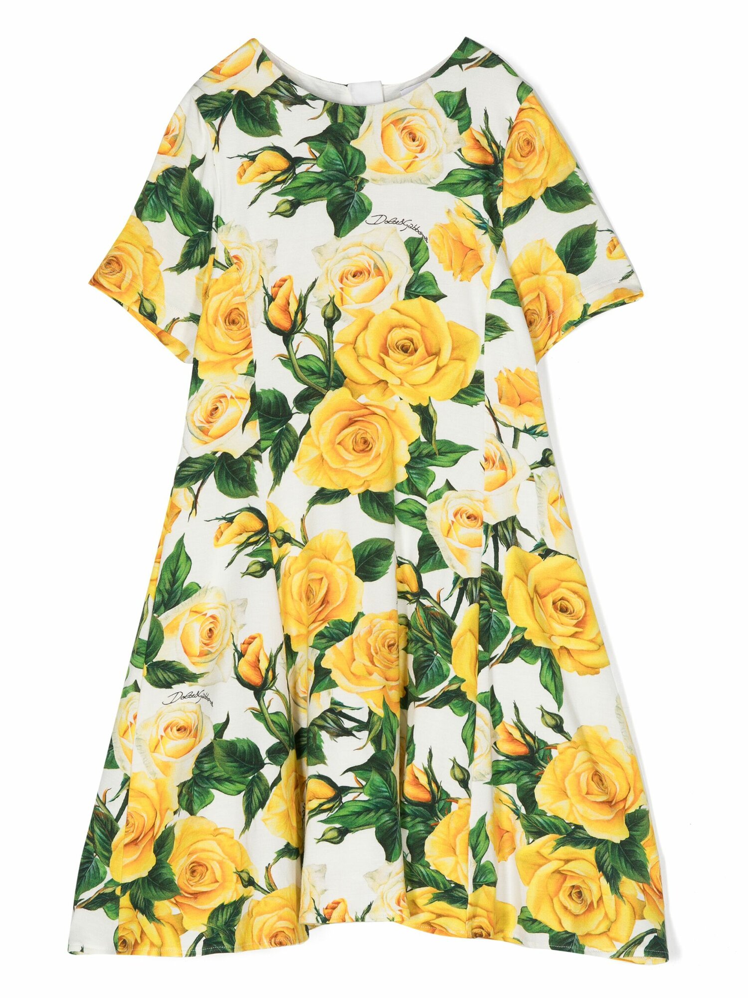 Платье DOLCE & GABBANA, размер 10 лет, серебристый