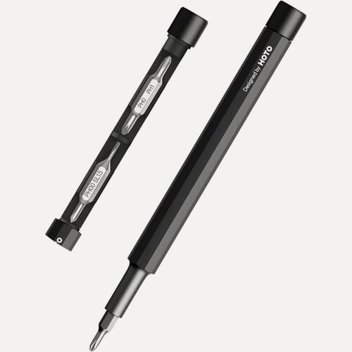 Изображение товара Отвертка HOTO с набором бит Pocket Precision Screwdriver SE черный (HFT0004GL)