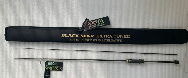 Спиннинг Xesta Black Star Extra Tuned S58LX-S Short Solid Alternative 1.73м 0.2-5 гр