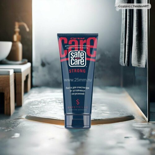 Паста очищающая для кожи от устойчивых загрязнений Safe and Care STRONG, 200 мл