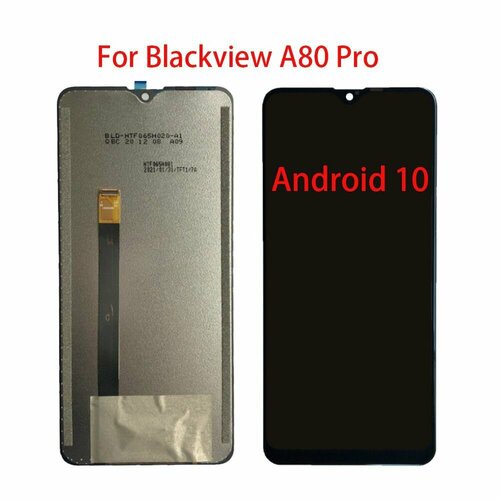 Дисплей на Редми Blackview A80 Pro Android 10 в сборе с тачскрином Черны 2615₽