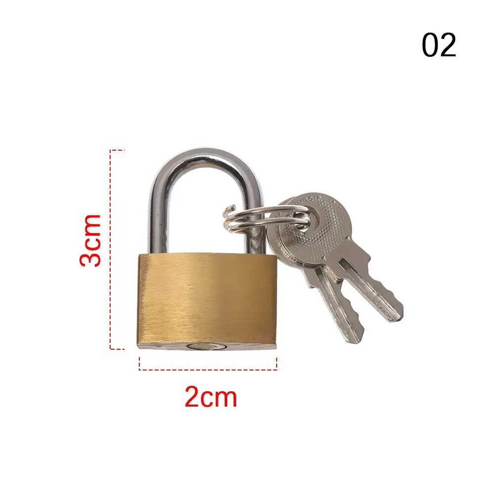 Медный замок для чемодана 2x3cm