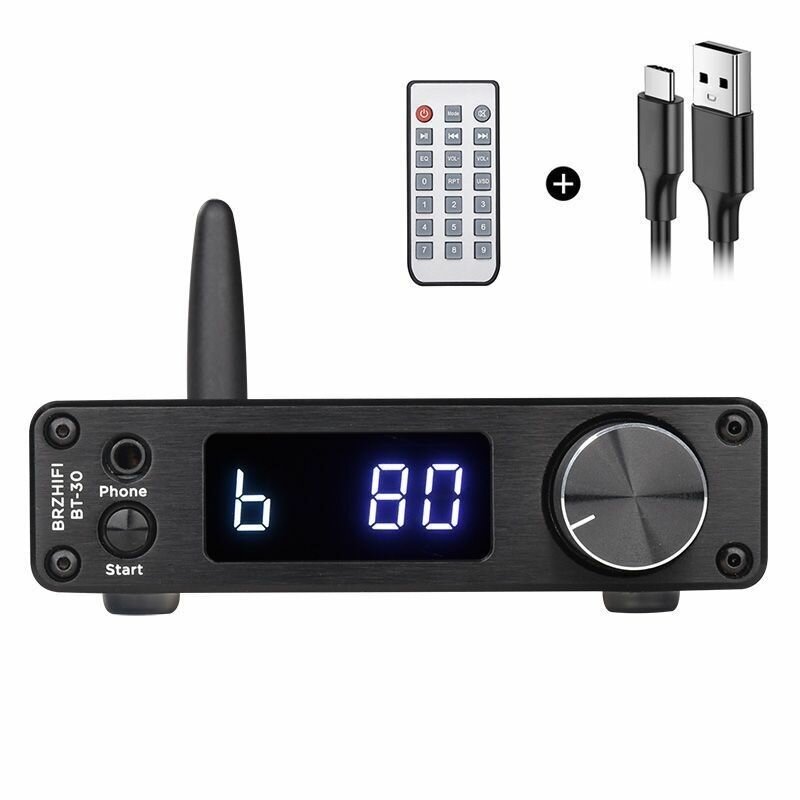 Цифро-аналоговый Преобразователь/BT30/Bluetooth 5.1/ESS9038Q2M/QCC5125/Цифровые Коаксиальные Волоконно-оптические Входы