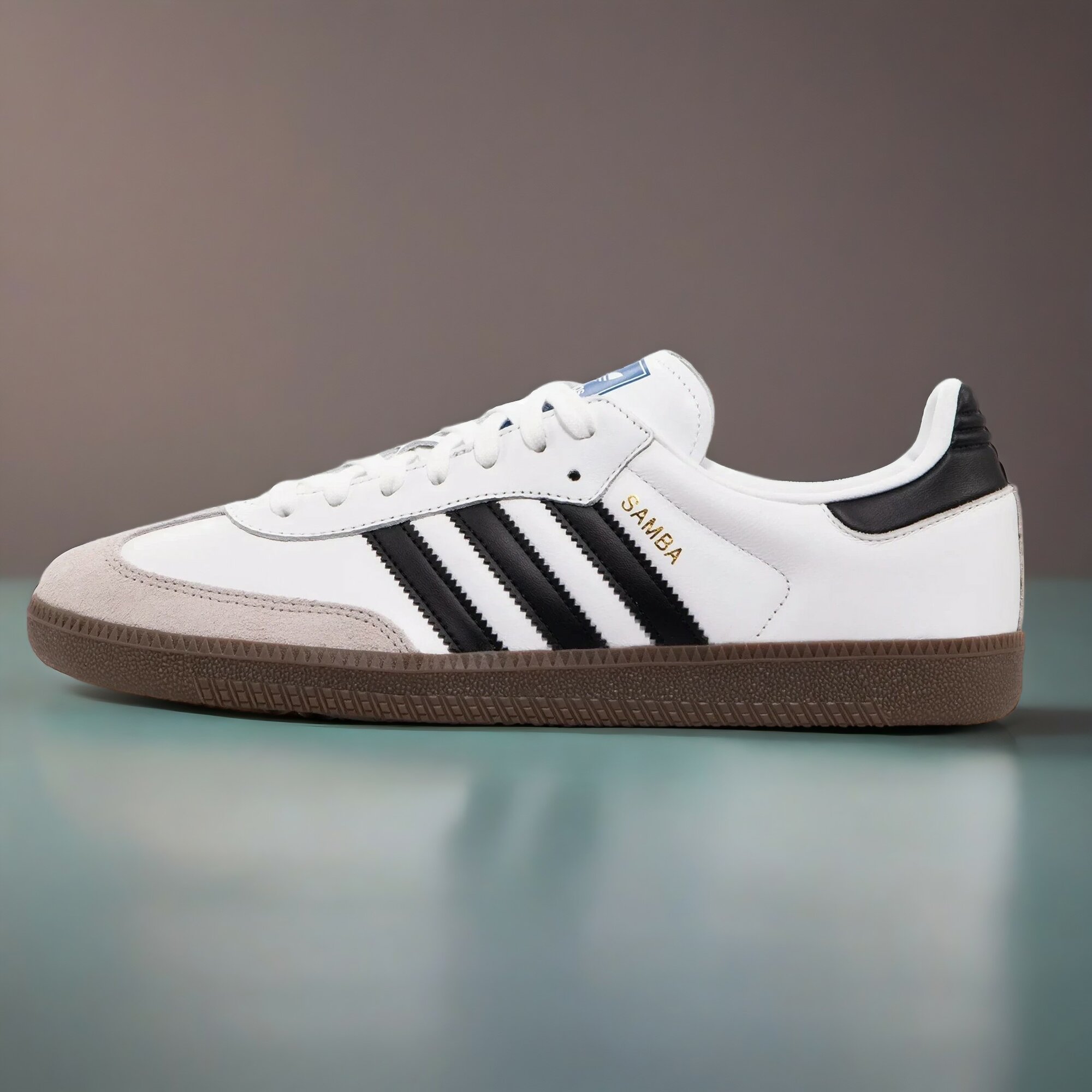 Кроссовки adidas Samba, полнота D, размер 7 US / 24,5 CM, белый