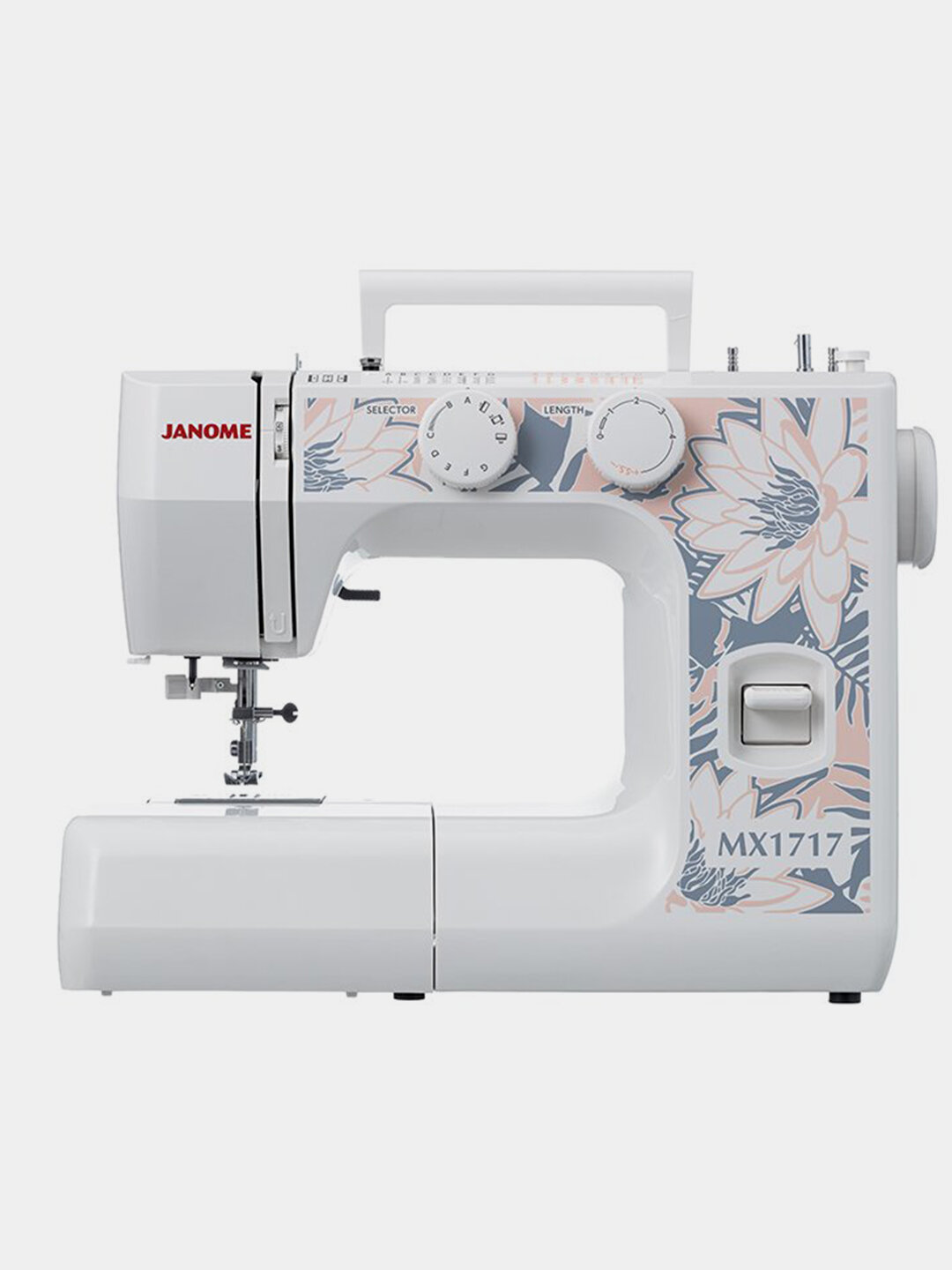 Швейная машинка JANOME MX 1717 швейных операций 15, трикотажные , оверлочные, потайные, строчки. 1 год гарантия — фото 1