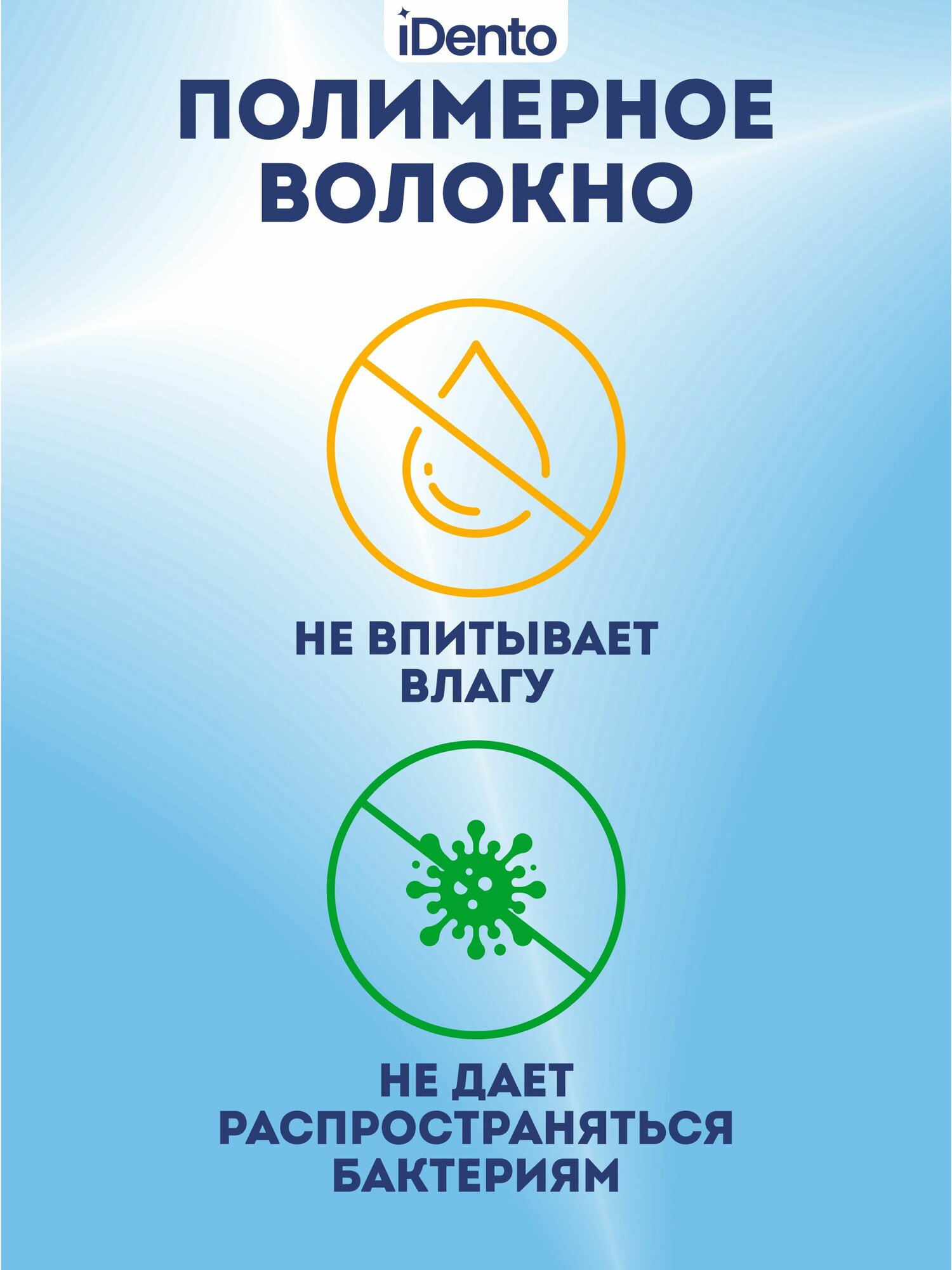 Зубные щетки мягкие набор 2 штуки iDento — фото 1