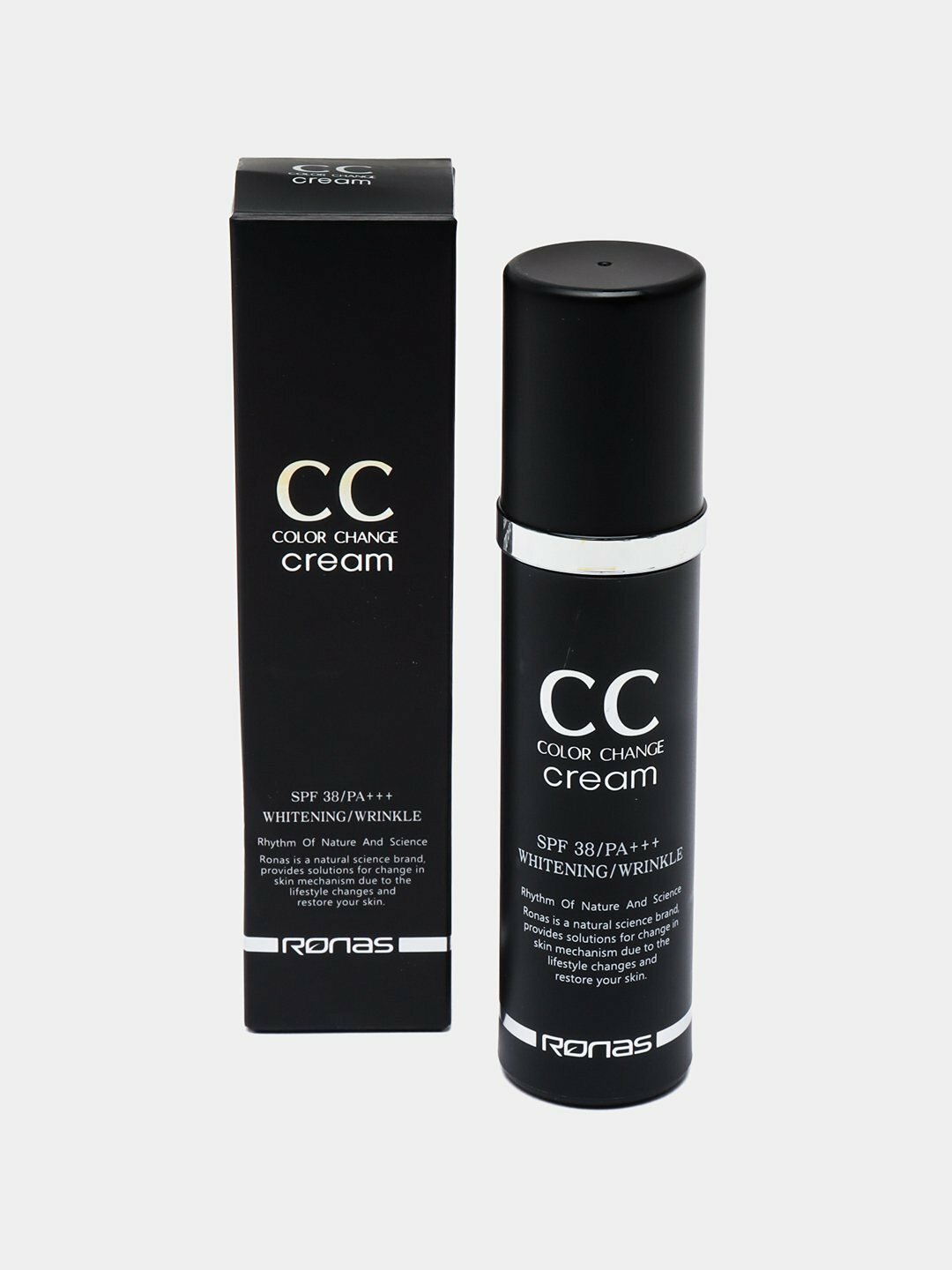 Подстраивающийся под тон кожи CC крем Ronas CC Color Change Cream, SPF 38,  PA+++, 50 мл