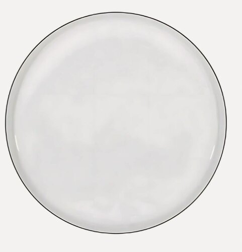 Изображение товара Тарелка обеденная, 26 см, фарфор F, белая, Ideal silver, Kuchenland