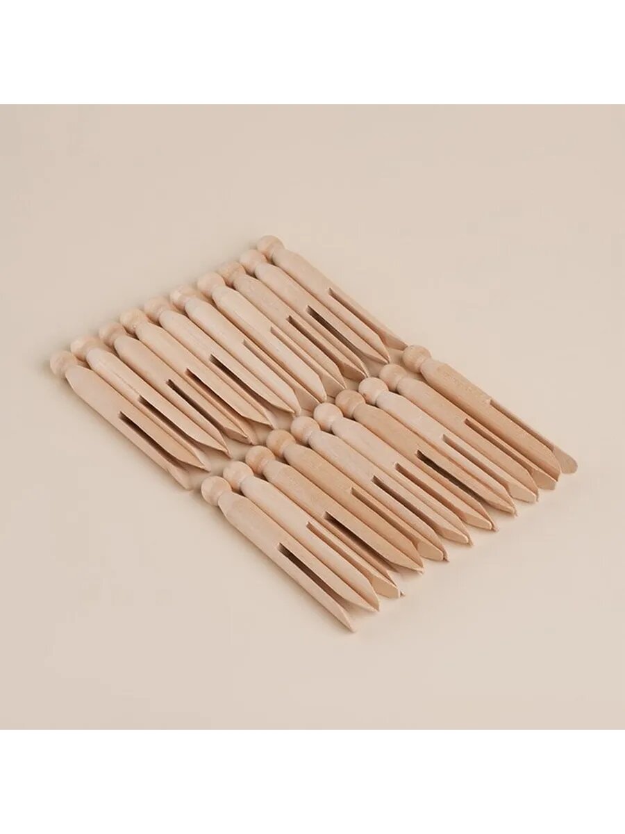 Эко прищепки из бамбука — 20 шт.