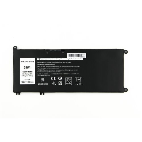 Аккумулятор для Dell Vostro 15 7570 (15.2V 3500mAh) OEM p/n: 33YDH аккумулятор dell 33ydh для ноутбуков acer