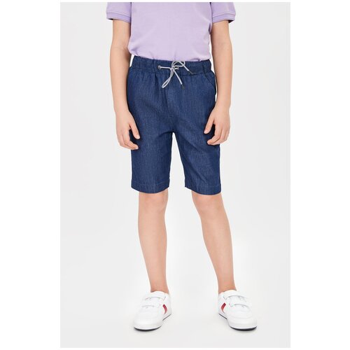 фото Шорты baon размер 140, dark navy denim