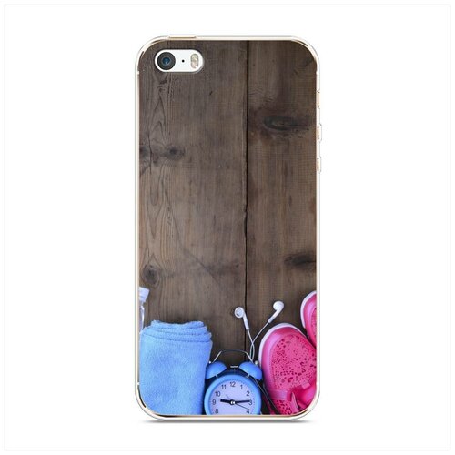 фото Силиконовый чехол "спортивный набор" на apple iphone 5/5s/se / айфон 5/5s/se case place